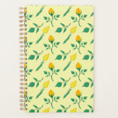 Florentijn met gele roos en tulpbloemen planner (Voorkant)