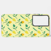 Florentijn met gele roos en tulpbloemen samsung galaxy hoesje (Linkerkant)