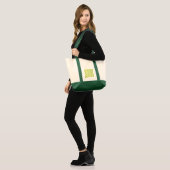 Florentijn met gele roos en tulpbloemen tote bag (Voorkant (model))