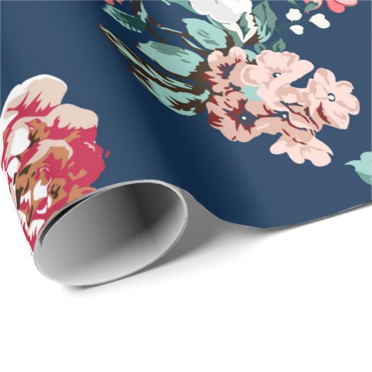 Florentijn met rozen en bloemen met v cadeaupapier (Rol Hoek)