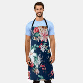 Florentijn met rozen en bloemen met v schort (Gedragen)