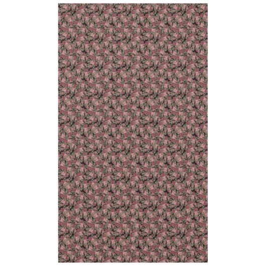 Florentijn van Blush Pink & Black Waterverf Tafelkleed (Voorkant)