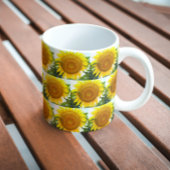Florentijn van de grote gele zonnebloem mok