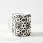 Florentijn van zwart-wit koffiemok (Voorkant links)
