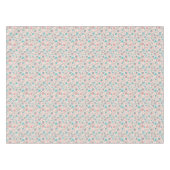 Florentijn voor blauwgroen en koraalfolk tafelkleed (Voorkant (Horizontaal))