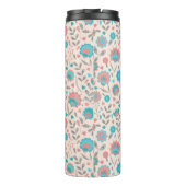 Florentijn voor blauwgroen en koraalfolk thermosbeker (Achterkant)