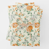 Florentijn, zacht gele tuin inpakpapier vel (In situ)