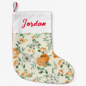 Florentijn, zacht gele tuin kleine kerstsok (Voorkant)