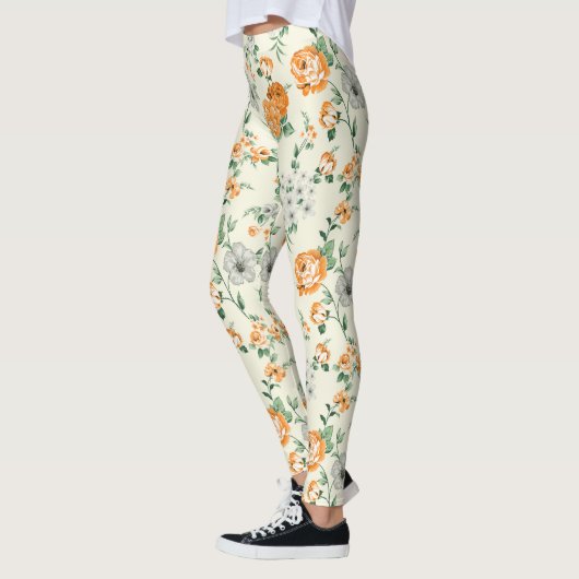 Florentijn, zacht gele tuin leggings (Links)