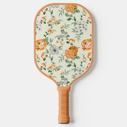 Florentijn, zacht gele tuin pickleball paddle (Voorkant)