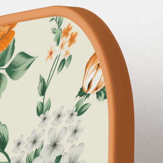 Florentijn, zacht gele tuin pickleball paddle (Links Detail)