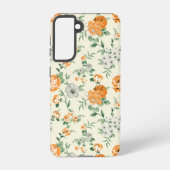 Florentijn, zacht gele tuin samsung galaxy hoesje (Achterkant)