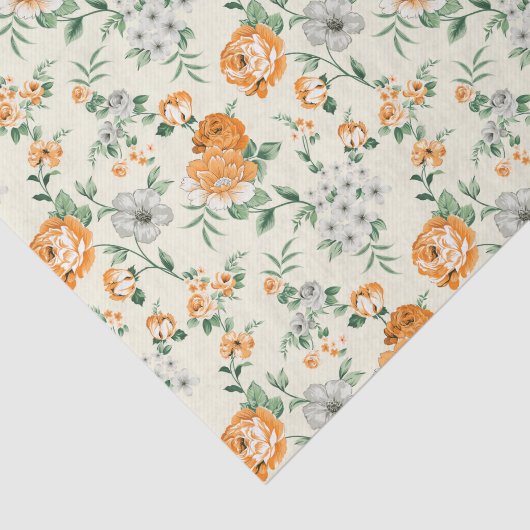 Florentijn, zacht gele tuin tissuepapier (Detail)