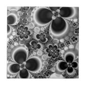 Florentijn, zwart en wit tegeltje (Voorkant)