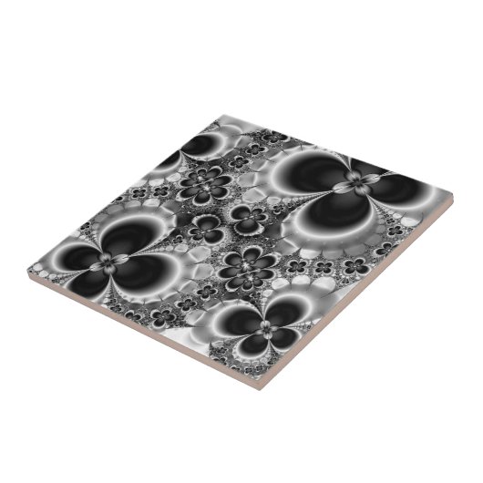 Florentijn, zwart en wit tegeltje (Zijkant)