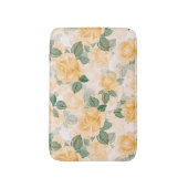 Florentijns patroon met gele rozen badmat (Voorkant Verticaal)