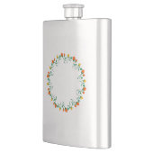 Florentijns rond lijst met gele en rode rozenbloem flacon (Links)