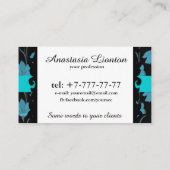 Florentijns universeel vak visitekaartje (Achterkant)