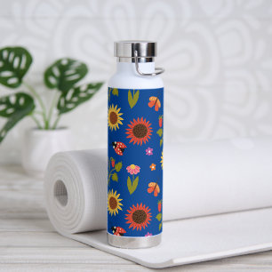 Florentijnse bloem Zonnebloemvlies Waterfles