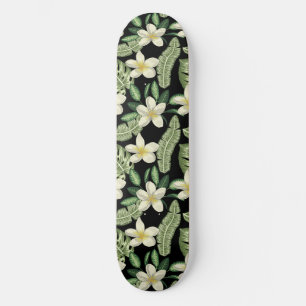Florentijnse buitenkant Tropische bloemen en blade Persoonlijk Skateboard