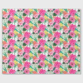 Florentijnse felle zomerfruittuin cadeaupapier (Vlak)