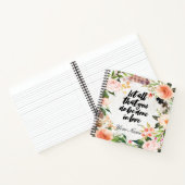 Florentijnse Grens rond een Inspirerend Bijbelcita Notitieboek (Binnen)