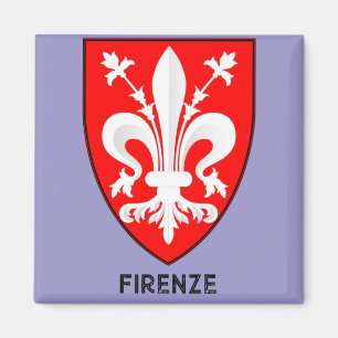 Florentijnse lelie Wapen Fijne Kunst Magneet