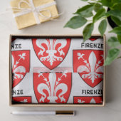 Florentijnse lelie Wapen Fijne Kunst Tissuepapier (Geschenk)