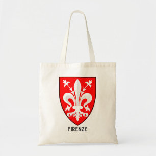 Florentijnse lelie Wapen Fijne Kunst Tote Bag
