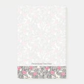 Florentijnse patronen met cartoons 2 post-it® notes (Voorkant)