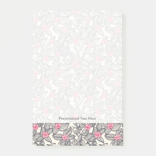 Florentijnse patronen met cartoons 2 post-it® notes (Voorkant)