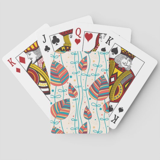 Florentijnse patroon 5 pokerkaarten (Achterkant)