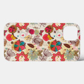 Florentijnse patroon in retrorestandaard 4 Case-Mate iPhone case (Achterkant (horizontaal))