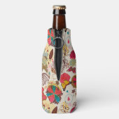 Florentijnse patroon in retrorestandaard 4 flesjeskoeler (Fles Achterkant)