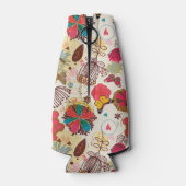 Florentijnse patroon in retrorestandaard 4 flesjeskoeler (Achterkant)