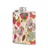 Florentijnse patroon in retrorestandaard 4 heupfles (Links)