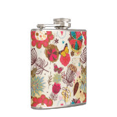 Florentijnse patroon in retrorestandaard 4 heupfles (Rechts)