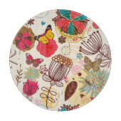 Florentijnse patroon in retrorestandaard 4 snijplank (Voorkant)