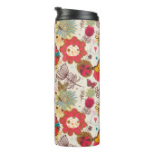 Florentijnse patroon in retrorestandaard 4 thermosbeker (Geroteerd rechts)