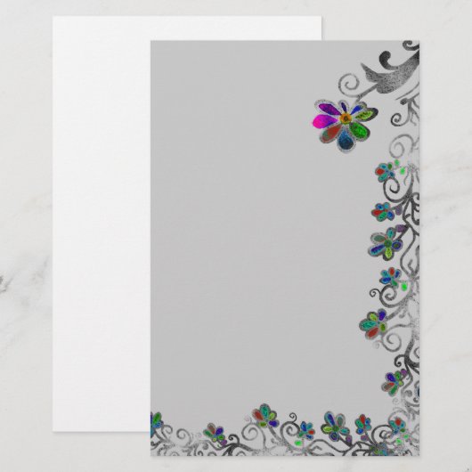 Florentijnse rand briefpapier (Voorkant / Achterkant)