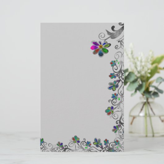 Florentijnse rand briefpapier (Staand voorkant)