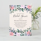 Florentijnse rand voor roze en Paarse Waterverf Kaart (Staand voorkant)