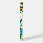 FLORENTIJNSE RENAISSANCE BLAUWE BLOEMENKRULLEN, BL Case-Mate iPhone CASE (Achterkant / Rechts)