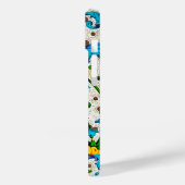FLORENTIJNSE RENAISSANCE BLAUWE BLOEMENKRULLEN, BL Case-Mate iPhone CASE (Achterkant / Links)