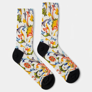 FLORENTIJNSE RENAISSANCE BLOEMENKRULLEN, BLOEMEN  SOKKEN