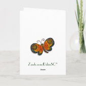 Florentijnse Renaissance Floral Dank u kaart (Achterkant)