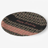  Florentijnse ronde Papieren Bordje (Gekanteld)