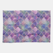 Florentijnse Tegels met Monogram Theedoek (Horizontaal)