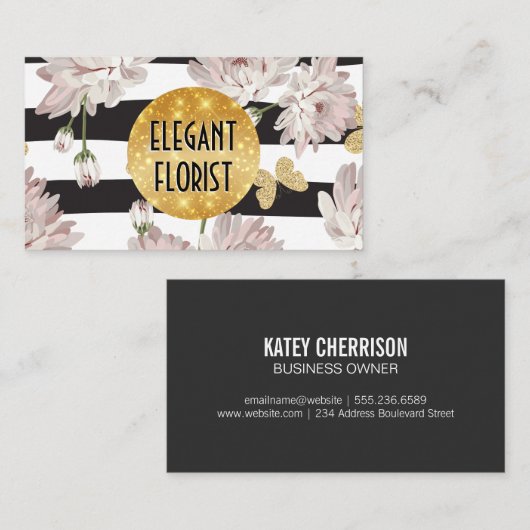 Florentijnse vlinders visitekaartje (Voorkant / Achterkant)