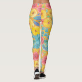 Florentijnse waterverf in geel leggings (Achterkant)